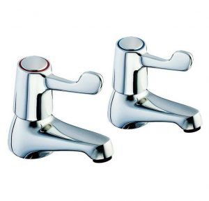Contract lever action sink taps