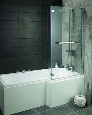 Skye L-Shape Bath Screen and Panels