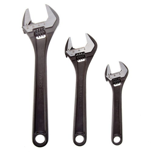 Bahco Adjustable Wrench triple pack