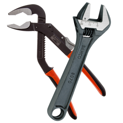 Bahco adjustable Wrench & Water Pump Pliers