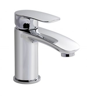 Alder Basin Mixer with Push Waste