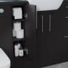 Alba 500mm WC Unit - Matt Graphite Grey - Image 3