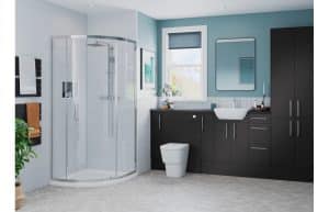 Alba 2400x150mm Plinth - Matt Graphite Grey