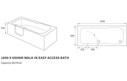 Easy Access 1690x690 0TH Bath LH - Image 2