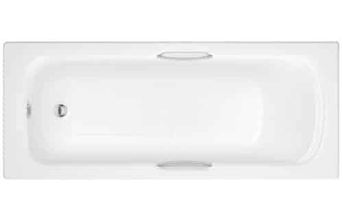 Granada II Single End Twin Grip Textured Base 8mm 1700x700 2TH Bath