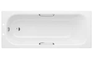Steel Single End 1700x700 2TH Bath with Grips & Anti-slip