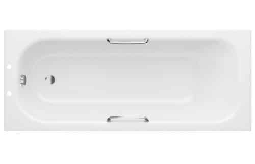 Steel Single End 1700x700 2TH Bath with Grips & Anti-slip