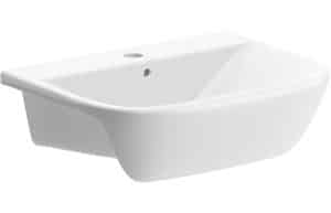 Cedarwood 520x400mm 1TH Semi Recessed Basin
