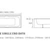 Baltimore SUPERCAST Gripped 1700x700 Bath & Legs - Image 3