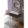 Carino 600mm 1 Drawer Wall Hung Basin Unit (No Top) - Graphitewood - Image 3
