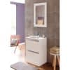 Carino 605mm Laminate Worktop - White Gloss - Image 3