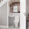 Cedarwood C/C Open Back WC & Slim Soft Close Seat - Image 3