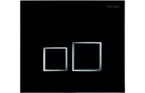 Square Flushplate - Black