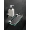Lissi Wall Mounted Soap Dispenser - Chrome & White - Image 2