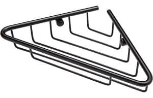 Elena 1-Tier Corner Shower Storage - Black