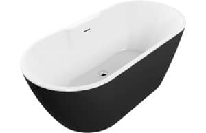 Harlesden Freestanding 1655x745x580mm Bath - Black