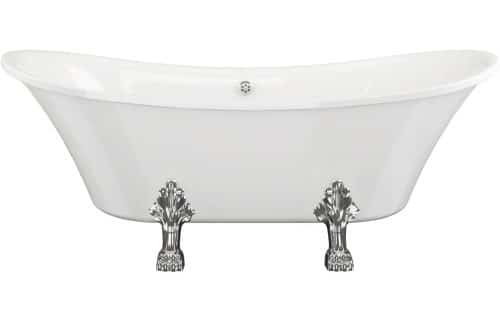 Fareham Freestanding 0TH 1760x710x775mm Bath w/Feet