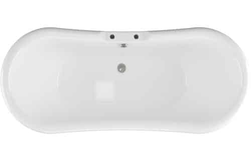 Grace Freestanding 2TH 1760x700x720mm Bath w/Base - White - Image 3