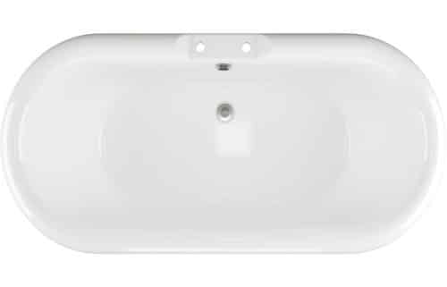 Richmond Freestanding 2TH 1690x740x620mm Bath w/Feet - White - Image 3