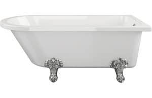 Clevedon Freestanding 2TH 1500x750x650mm Corner Bath w/Feet