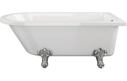 Clevedon Freestanding 2TH 1700x750x650mm Corner Bath w/Feet
