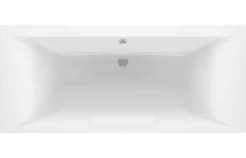 Malone Deluxe Square 1700x750 Double Ended Bath & Legs