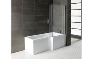 Essentials L-Shape 1700x700 Single End Bath Only - Right