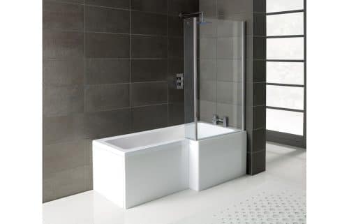 Essentials L-Shape 1700x700 Single End Bath Only - Right