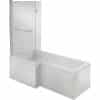 Navarre SUPERCAST L Shape 1700x850 LH Shower Bath Pack