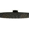 Vema Timea Black 250mm Round Shower Head