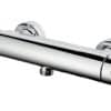 Vema Round Single Outlet Thermostatic Bar Valve
