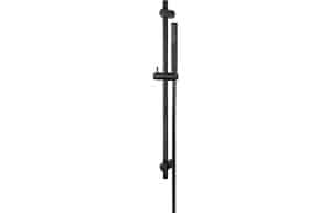 Vema Maira Black ABS Riser Rail w/Hose & Handset