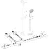 Pluto Thermostatic Bar Mixer Shower - Image 2