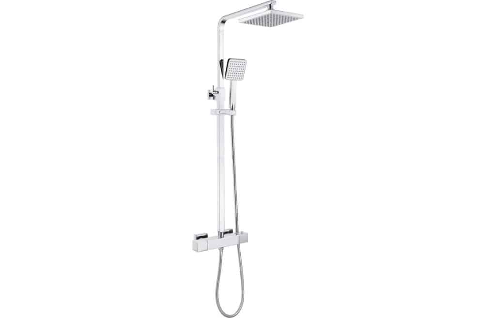 Argo CoolTouch Thermostatic Mixer Shower w/Riser & Overhead Kit MPH