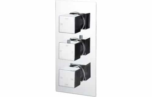 Comet Thermostatic Triple Shower Valve - Three Outlet