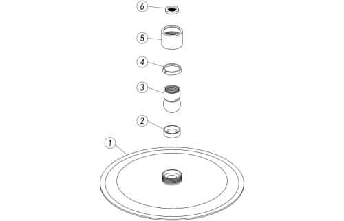 Ultra Slim Round 200mm Showerhead - St/Steel - Image 2