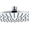 Round Brass 200mm Showerhead - Chrome