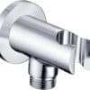 Handset Wall Bracket w/Wall Outlet - Round