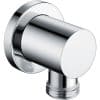 Chrome Wall Outlet Elbow - Round