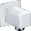 Chrome Wall Outlet Elbow - Square