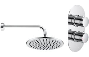Astro Shower Pack Three - Twin Single Outlet w/Overhead