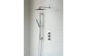 Comet Shower Pack Three - Triple Two Outlet w/Riser & Overhead Kit