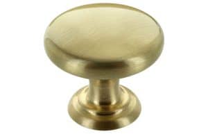 Brushed Brass Door Knob (Single)