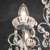 Sparkle 5 Arm Chandelier Ceiling Light - Chrome - Image 5