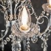 Sparkle 5 Arm Chandelier Ceiling Light - Chrome - Image 6