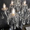 Sparkle 5 Arm Chandelier Ceiling Light - Chrome - Image 4