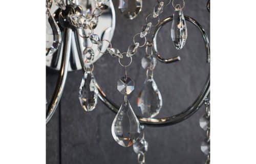 Sparkle 2 Arm Chandelier Wall Light - Chrome - Image 6