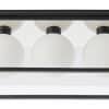 Box Frame Ceiling Light - Matt Black - Image 2