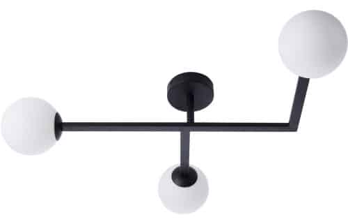Globe Ceiling Light - Matt Black - Image 2