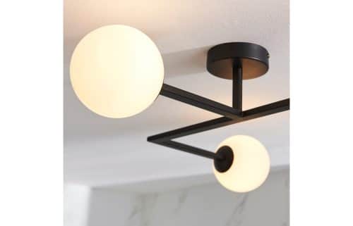 Globe Ceiling Light - Matt Black - Image 3